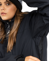 The Roxy Womens Galaxy Technical Snow Jacket in True Black