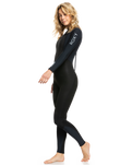 The Roxy Womens Prologue 5/4mm Back Zip Wetsuit in Black