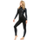 The Roxy Womens Prologue 5/4mm Back Zip Wetsuit in Black