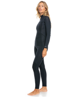 The Roxy Womens 5/4/3 Prologue 5mm Back Zip Wetsuit in Black