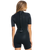 The Roxy Womens Prologue 2mm Back Zip Shorty Wetsuit in Black