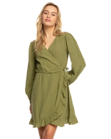 The Roxy Womens Bright & Shine Dress in Loden Green