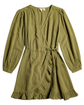 The Roxy Womens Bright & Shine Dress in Loden Green