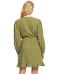 The Roxy Womens Bright & Shine Dress in Loden Green