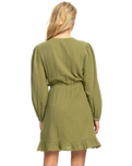 The Roxy Womens Bright & Shine Dress in Loden Green