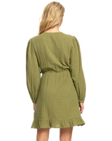 The Roxy Womens Bright & Shine Dress in Loden Green