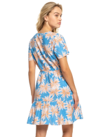 The Roxy Womens Bikini Party Dress in Azure Blue Palm Island