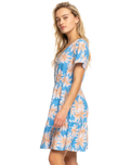 The Roxy Womens Bikini Party Dress in Azure Blue Palm Island