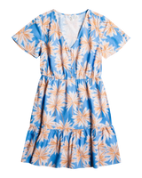 The Roxy Womens Bikini Party Dress in Azure Blue Palm Island