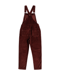 The Roxy Womens Eternal Change Corduroy Dungarees in Bitter Chocolate