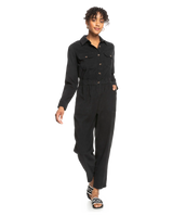 The Roxy Womens Read My Mind Jumpsuit in Anthracite