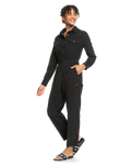 The Roxy Womens Read My Mind Jumpsuit in Anthracite