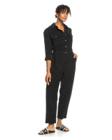 The Roxy Womens Read My Mind Jumpsuit in Anthracite