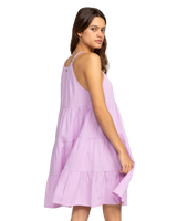 The Roxy Womens Cool Again Dress in Crocus Petal