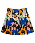 The Roxy Womens Golden Poppy Skirt in Anthracite Flower Jammin