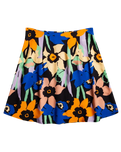 The Roxy Womens Golden Poppy Skirt in Anthracite Flower Jammin