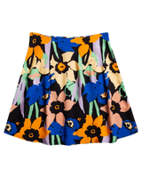 The Roxy Womens Golden Poppy Skirt in Anthracite Flower Jammin