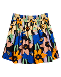 The Roxy Womens Golden Poppy Skirt in Anthracite Flower Jammin