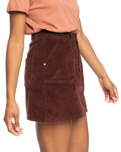 The Roxy Womens Silent River Skirt in Bitter Chocolate