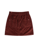 The Roxy Womens Silent River Skirt in Bitter Chocolate