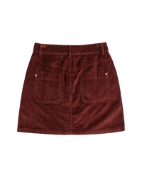 The Roxy Womens Silent River Skirt in Bitter Chocolate