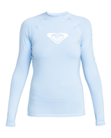 The Roxy Whole Hearted Rash Vest in Bel Air Blue