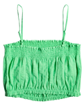 The Roxy Womens Bikini Vibes Top in Absinthe Green