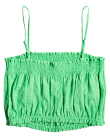 The Roxy Womens Bikini Vibes Top in Absinthe Green