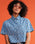 The Roxy Womens Blue Wave Club Printed Shirt in Mood Indigo Sol Power