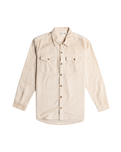 The Roxy Womens Let It Go Corduroy Shirt in Tapioca