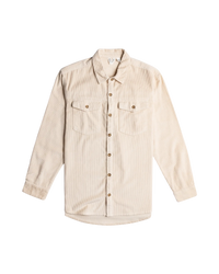 The Roxy Womens Let It Go Corduroy Shirt in Tapioca