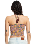 The Roxy Womens Warm Waters Top in Root Beer All About Sol Mini