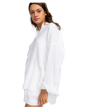 The Roxy Womens Morning Time Shirt in Snow White