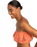 The Roxy Womens Golden Tropic Solid Top in Apricot Brandy