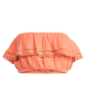 The Roxy Womens Golden Tropic Solid Top in Apricot Brandy