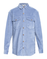 The Roxy Womens Let It Go Corduroy Shirt in Infinity Blue