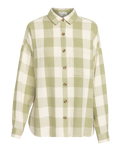 The Roxy Womens Lets Get Away Shirt in Oil Green