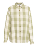 The Roxy Womens Lets Get Away Shirt in Oil Green