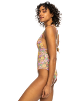 The Roxy Womens All About Sol One Piece Swimsuit in Rootbeer