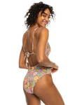 The Roxy Womens All About Sol One Piece Swimsuit in Rootbeer