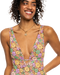 The Roxy Womens All About Sol One Piece Swimsuit in Rootbeer