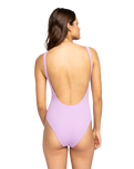 The Roxy Womens Aruba Swimsuit in Crocus Petal