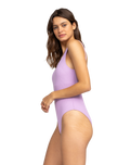 The Roxy Womens Aruba Swimsuit in Crocus Petal