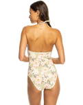 The Roxy Womens Canarias One Piece Swimsuit in Oil Green