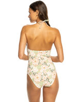 The Roxy Womens Canarias One Piece Swimsuit in Oil Green