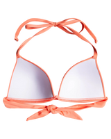 The Roxy Womens Beach Classics Moulded Triangle Bikini Top in Fusion Coral