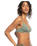 The Roxy Womens Beach Classic Wrap Bikini Top in Agave Green