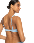 The Roxy Womens Love The Oceania Bikini Top in Bel Air Blue