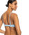 The Roxy Womens Love The Oceania Bikini Top in Bel Air Blue
