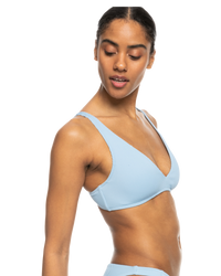 The Roxy Womens Love The Oceania Bikini Top in Bel Air Blue